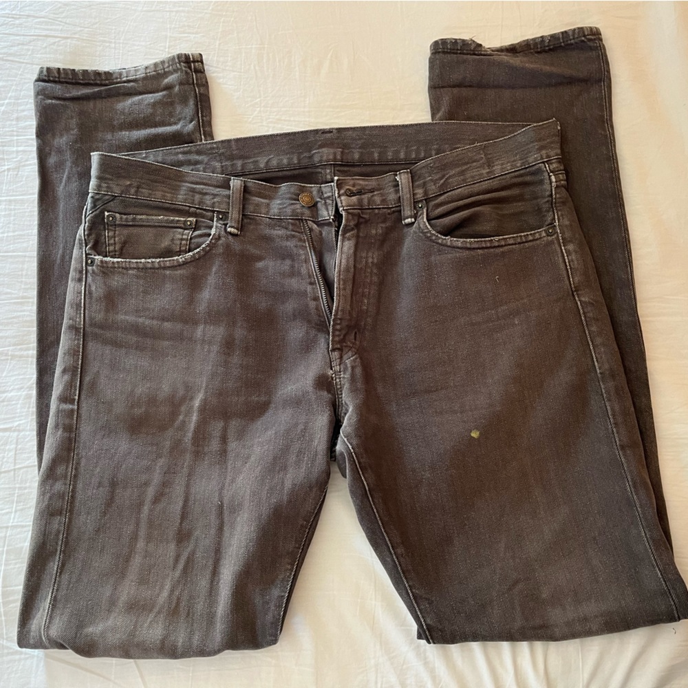 Ralph Lauren Denim & Supply Slim Distressed Jeans | Gray | 34 x 34